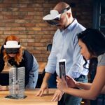 How does BIM advance by using AR and VR technology in construction?