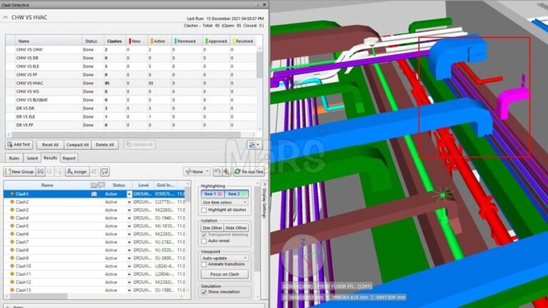 Clash Detection and Coordination Services using BIM